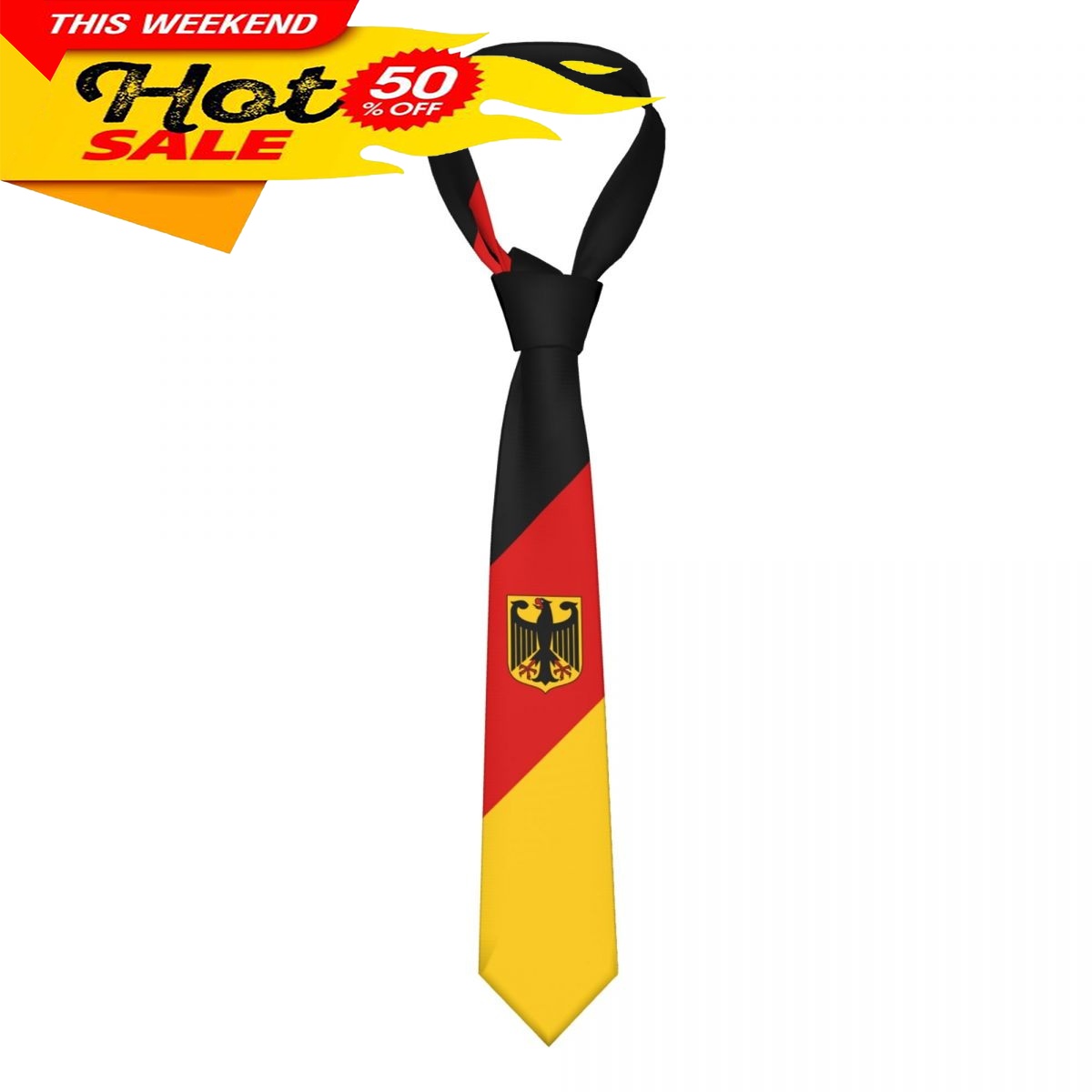 Women Fashion Necktie - Deutschland-Flagge Krawatte Emblem Halsbinde Herren Damen