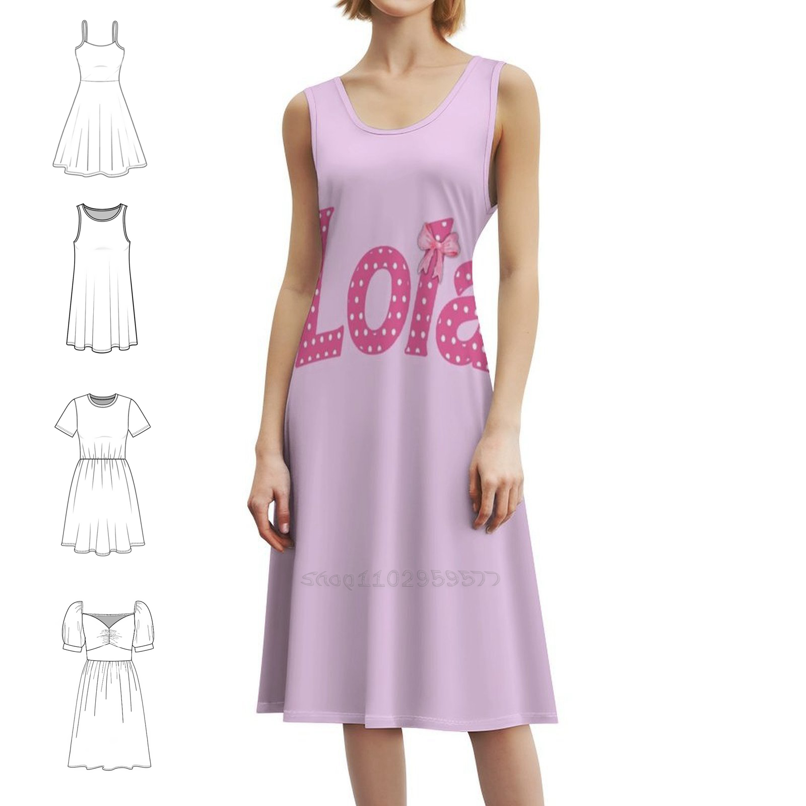Women Fashion Names - Lola Name von Callisc Boho Chic