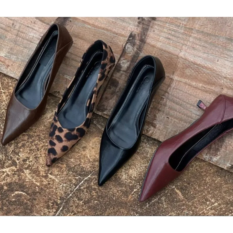 Women'S Fashion Shoes - 2026 Damen Sexy High Heels Burgunder