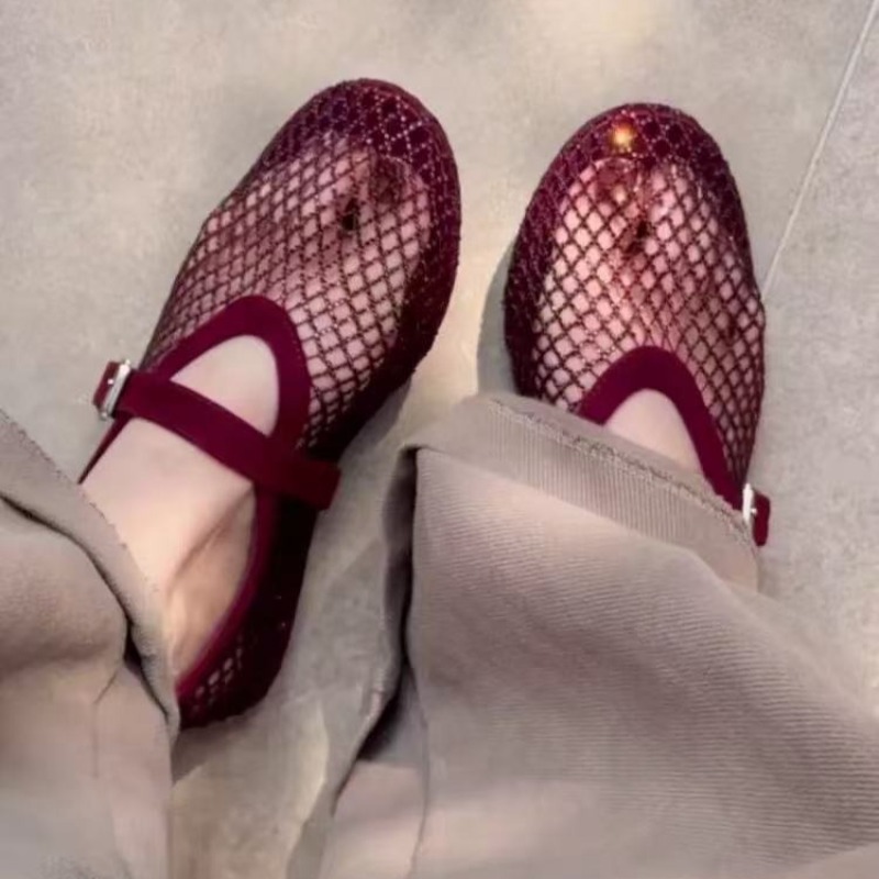 Women'S Fashion Shoes - Hohle Strass-Baotou-Sandalen für Damen 2026 –