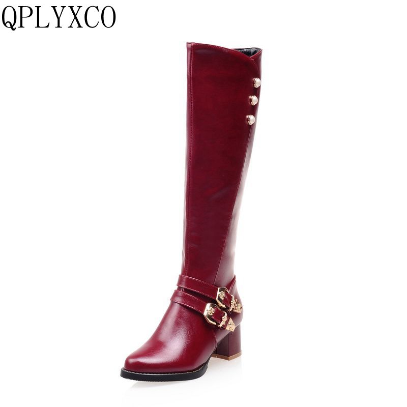 QPLYXCO Damen-Stiefel mit spit – Women'S Fashion Knee High Boots Bewertung und Preis