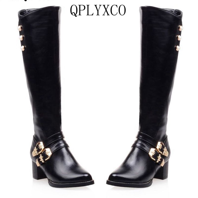 QPLYXCO Damen-Stiefel mit spit – Women'S Fashion Knee High Boots Bewertung und Preis