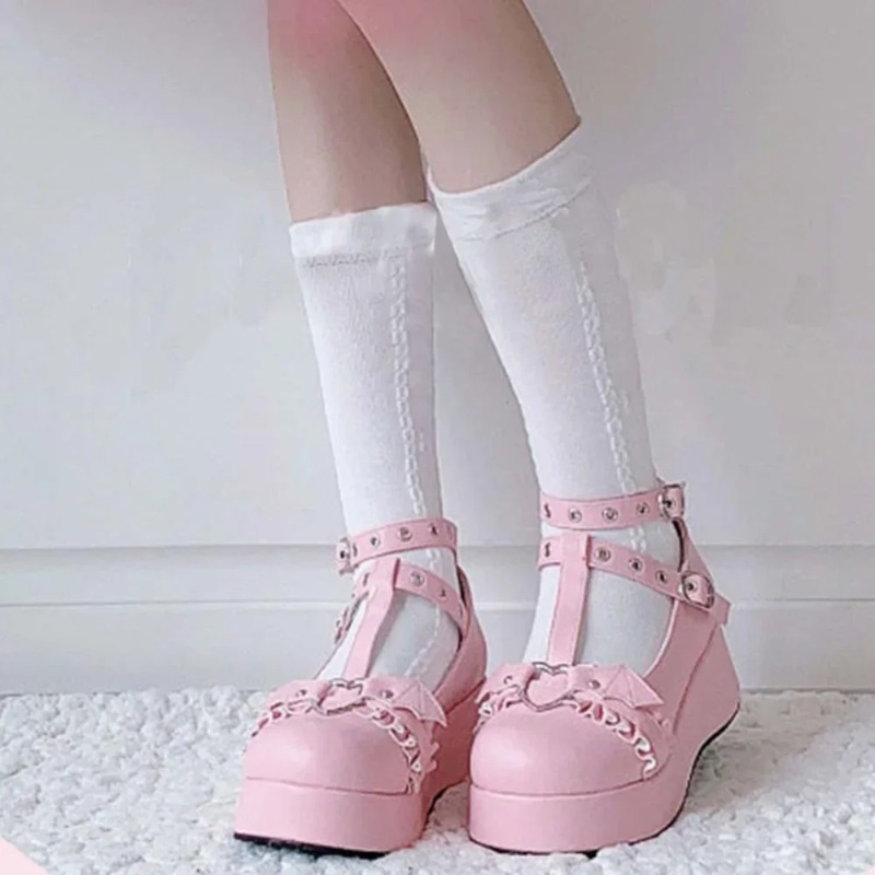 Neue Sweet Heart Buckle Wedges – Women'S Fashion Shoes Bewertung und Preis