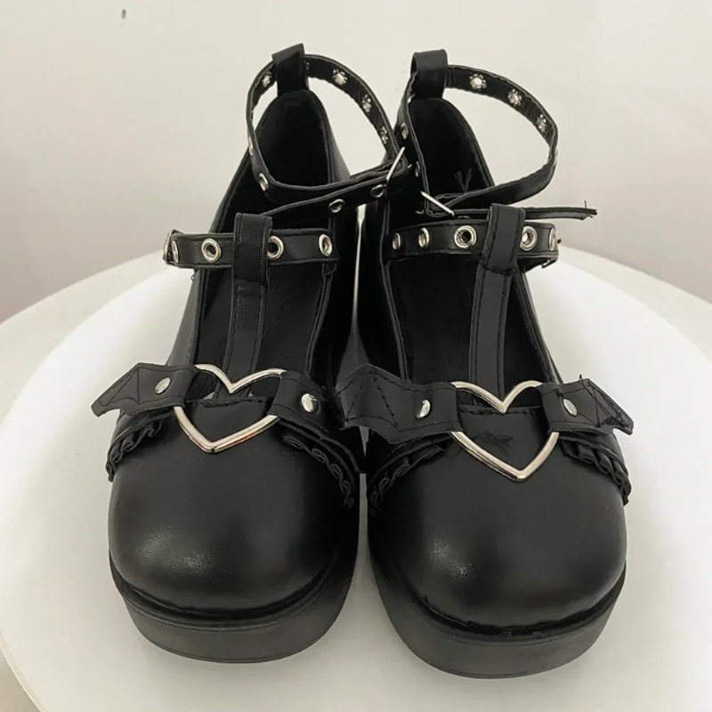 Neue Sweet Heart Buckle Wedges – Women'S Fashion Shoes Bewertung und Preis