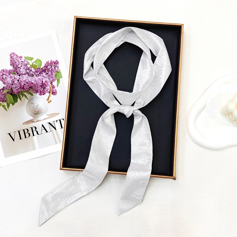 Glänzender, schmaler Schal für – Women Fashion Necktie Bewertung und Preis
