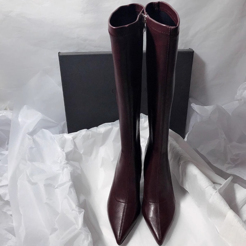 Herbst Neue Stiletto-Mode-Stie – Women'S Fashion Knee High Boots Bewertung und Preis