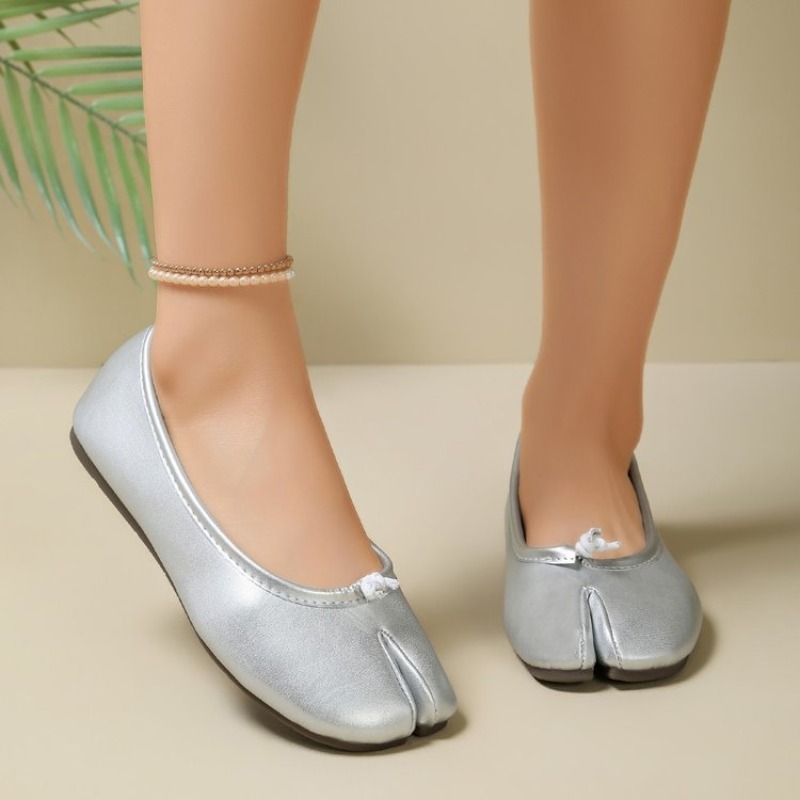 Damen-Ballerinas mit geteilter – Women'S Fashion Shoes Bewertung und Preis