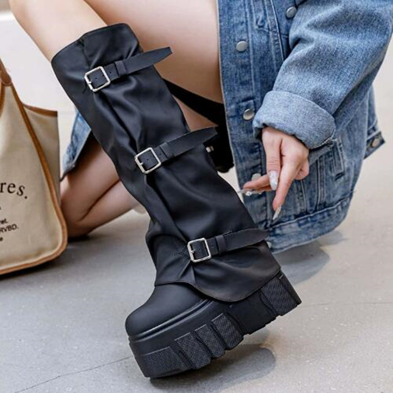 Neue 2026 Mode Marke Herbst Wi – Women'S Fashion Knee High Boots Bewertung und Preis