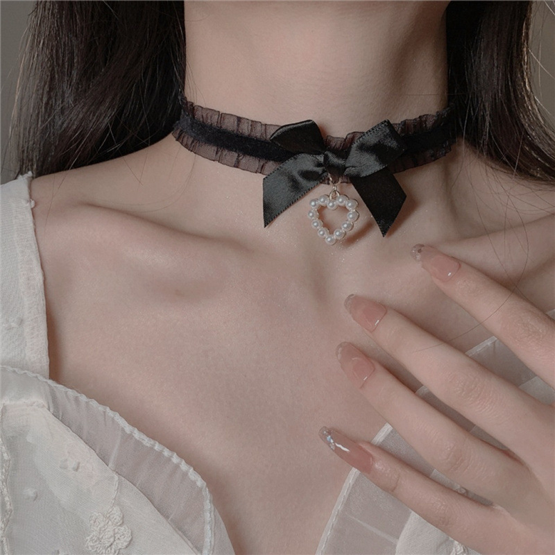 Lolita Perlen Süße Spitzen-Hal – Women Fashion Photoshoot Bewertung und Preis